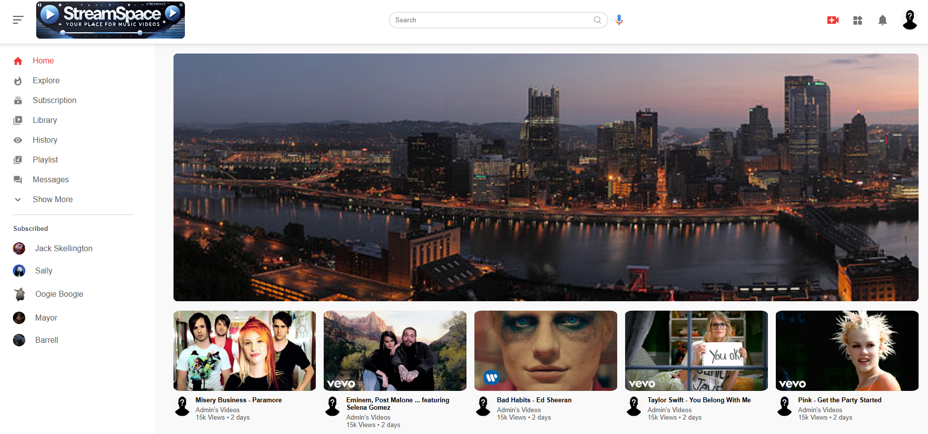 Streamspace Video Streaming Website